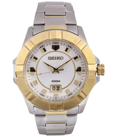 Đồng Hồ Nam Dây Thép SEIKO Quartz SUR134P1 | Kính Hardlex