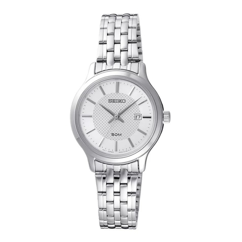 Đồng Hồ Nữ Dây Thép SEIKO Quartz SUR653P1 | Kính Hardlex