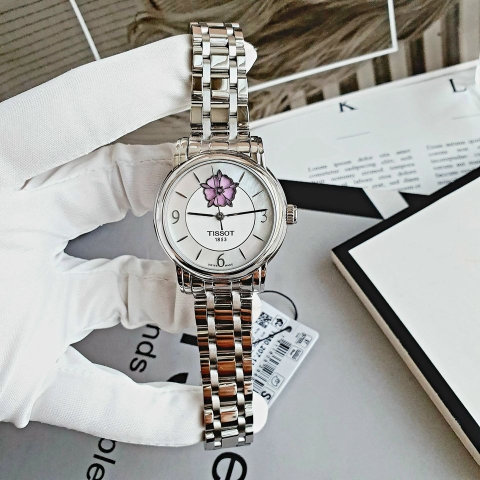 Đồng Hồ Nữ Dây Thép Tissot Lady Heart Flower Powermatic 80 T050.207.11.117.05