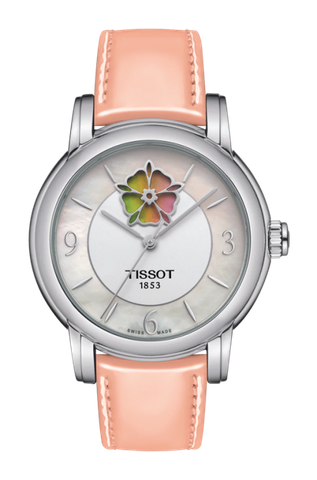 Đồng Hồ Nữ Dây Da Tissot Lady Heart Flower Powermatic 80 T050.207.16.117.00