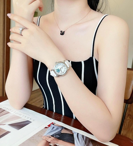 Đồng Hồ Nữ Dây Da Tissot Lady Heart Flower Powermatic 80 T050.207.17.117.05