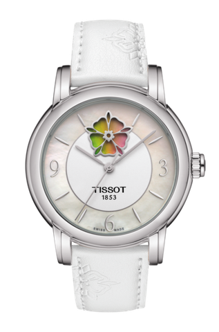 Đồng Hồ Nữ Dây Da Tissot Lady Heart Flower Powermatic 80 T050.207.17.117.05