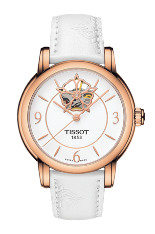 Đồng Hồ Nữ Dây Da Tissot Lady Heart Flower Powermatic 80 T050.207.37.017.04