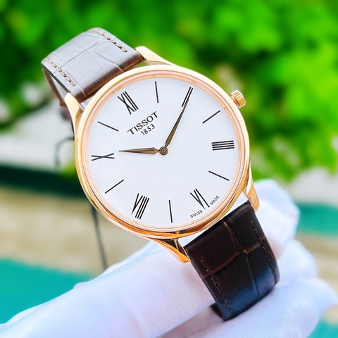 Đồng Hồ Nam Dây Da Tissot Tradition 5.5 T063.409.36.018.00