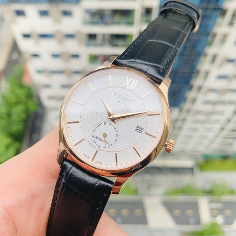 Đồng Hồ Nam Dây Da Tissot Tradition Automatic Small Second T063.428.36.038.00