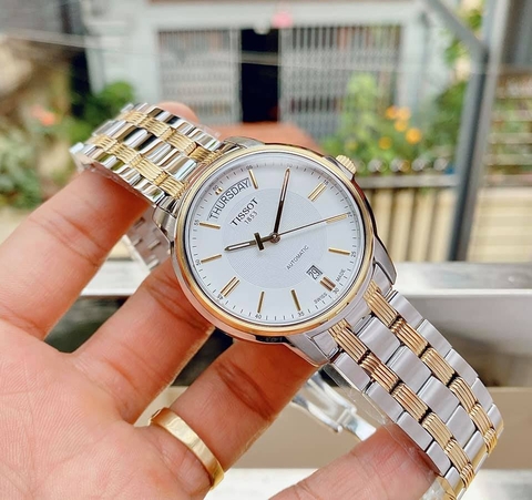 Đồng Hồ Nam Dây Thép Tissot Automatics lll Day Date T065.930.22.031.00