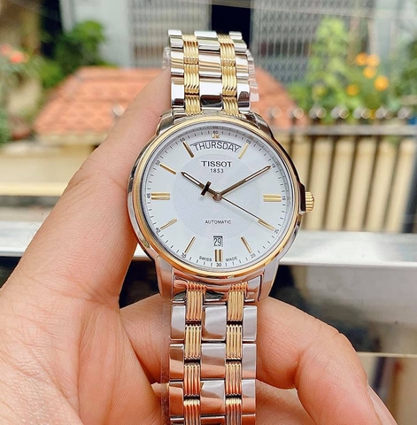 Đồng Hồ Nam Dây Thép Tissot Automatics lll Day Date T065.930.22.031.00