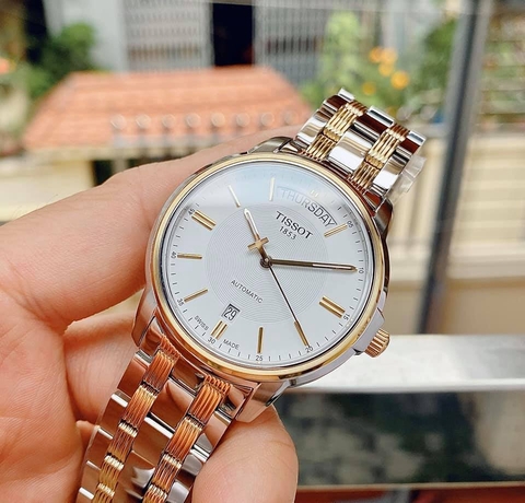 Đồng Hồ Nam Dây Thép Tissot Automatics lll Day Date T065.930.22.031.00