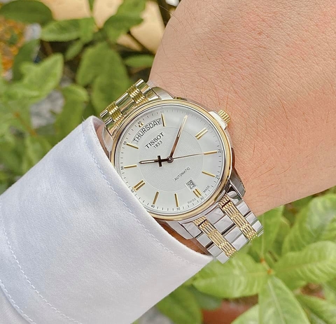 Đồng Hồ Nam Dây Thép Tissot Automatics lll Day Date T065.930.22.031.00