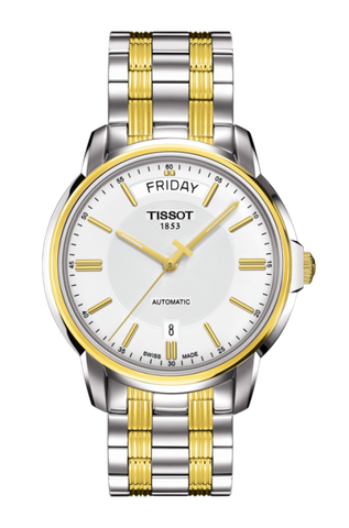 Đồng Hồ Nam Dây Thép Tissot Automatics lll Day Date T065.930.22.031.00