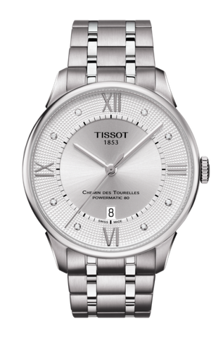Đồng Hồ Nam Dây Thép Tissot Chemin Des Tourelles Powermatic 80 T099.407.11.033.00