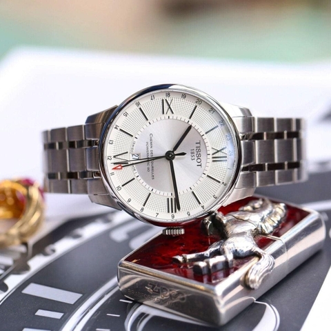 Đồng Hồ Nam Dây Thép Tissot Chemin Des Tourelles Powermatic 80 GMT T099.429.11.038.00