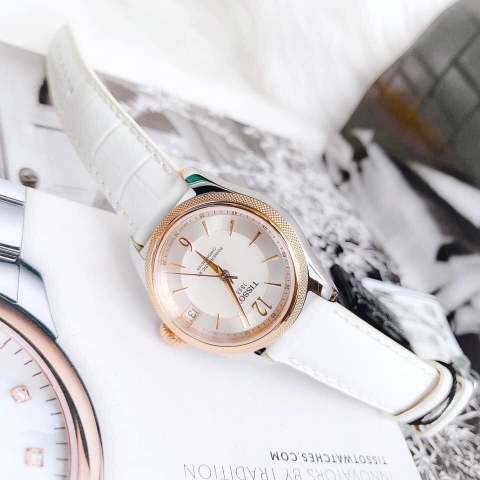 Đồng Hồ Nữ Dây Da Tissot Ballade Powermatic 80 Cosc Lady T108.208.26.117.00