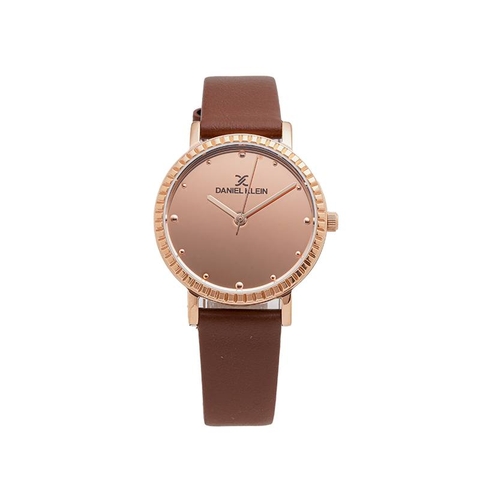 Đồng hồ nữ dây da Daniel Klein DK.1.12533.3