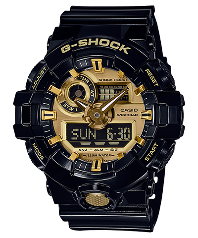 G-SHOCK GA-710GB-1A Black Gold