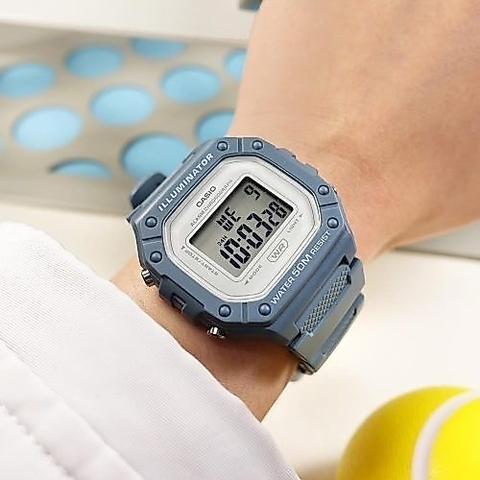 Đồng hồ unisex Casio Timeless W-218HC-2AVDF