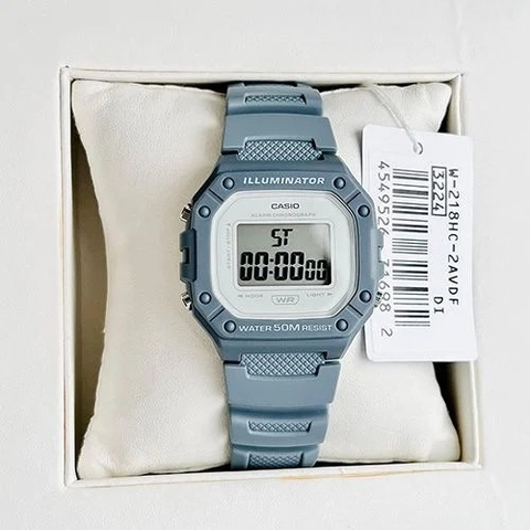 Đồng hồ unisex Casio Timeless W-218HC-2AVDF