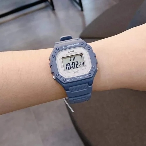 Đồng hồ unisex Casio Timeless W-218HC-2AVDF