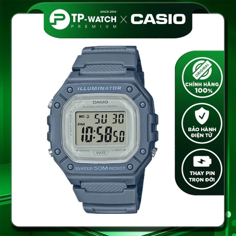 Đồng hồ unisex Casio Timeless W-218HC-2AVDF