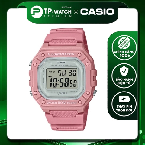Đồng hồ unisex Casio Timeless W-218HC-4AVDF