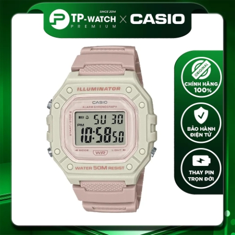 Đồng hồ unisex Casio Timeless W-218HC-4A2VDF