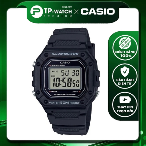 Đồng hồ nam Casio Timeless Mens W-218H-1AVDF