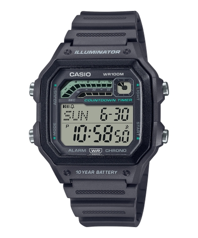 CASIO NAM WS-1600H-8A PIN 10 NĂM | WS-1600H-8AVDF