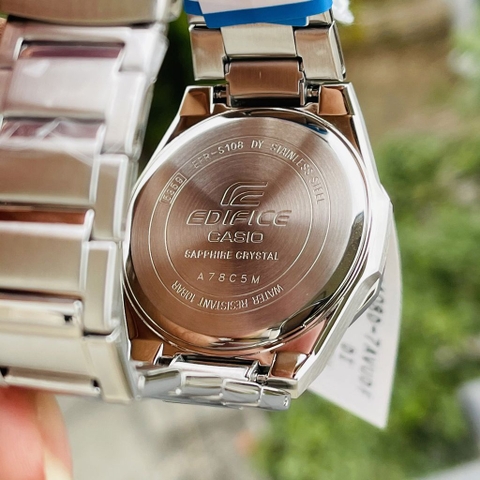 EDIFICE EFR-S108D-7A DÂY THÉP | SAPPHIRE CRYTAL - SIÊU MỎNG | EFR-S108D-7AVUDF