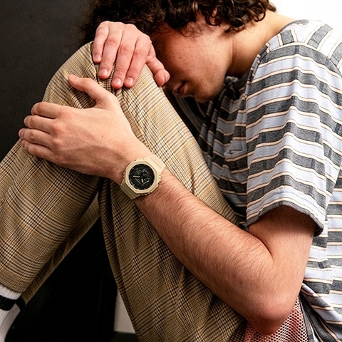 G-SHOCK GA-2100-5ADR CARBON CORE SIÊU MỎNG | GA-2100-5A