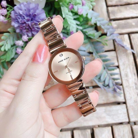 Đồng hồ thời trang nữ dây thép Anne Klein AK2434RGRG Natural Diamond
