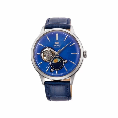 Đồng Hồ Nam Dây Da Orient Automatic Sun And Moon RA-AS0103A10B
