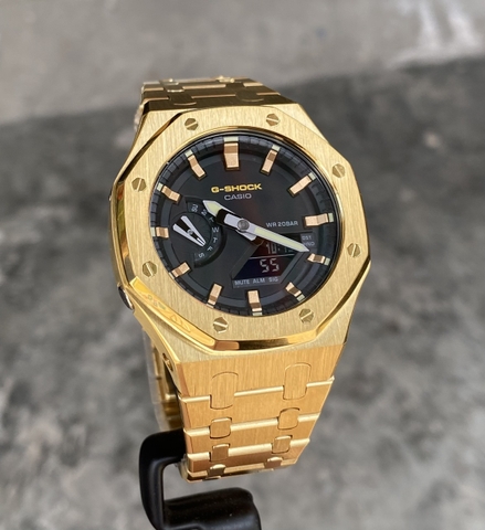 G-SHOCK GA-2110SU-9A AP CUSTOM GOLDEN STEEL ROYAL OAK (SPECIAL)