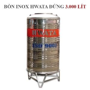 Bồn chứa nước Inox Hwata 3000 lít đứng