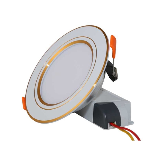 Đèn LED Âm trần Downlight 90/7W Viền Vàng Model: D AT10L