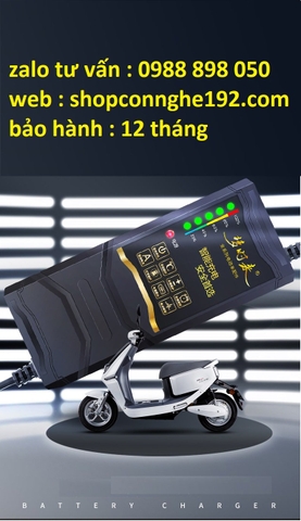 xạc 60v 40ah cho xe điện 5 bình acquy lớn