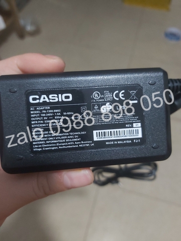 dây nguồn cho đàn casio CTK-2100 (ctk2100) (bảo hành 12 tháng)