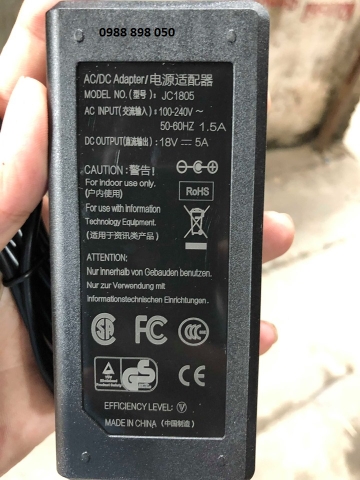 Adapter nguồn DC 18v 5a loại tốt