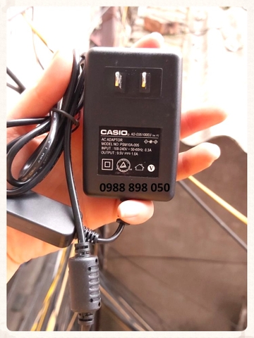 ADAPTER NGUỒN 9.5V CHO ĐÀN CASIO LK-125 LK-127 LK-160 LK-165