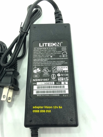 adapter 12v 6a