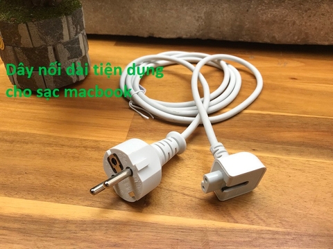 Dây nguồn kéo dài sạc macbook chính hãng