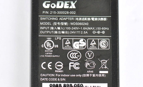 dây nguồn máy in godex G530