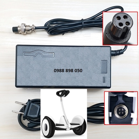 dây nguồn sạc xe điện tự cân bằng NineBot mini Pro (bảo hành 12 tháng)