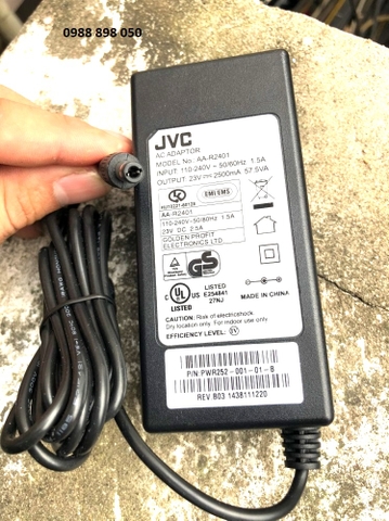 Adaptor JVC 23v 2500ma