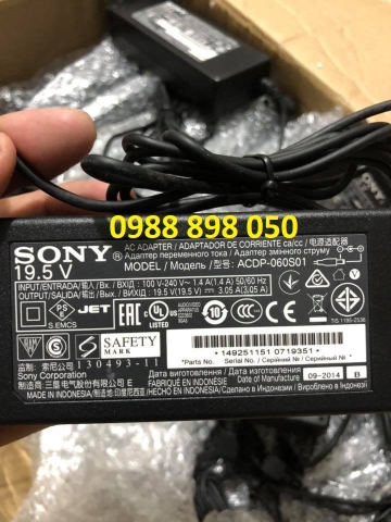 bán nguồn cho tivi sony chính hãng 19.5v 3.05a