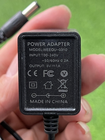 nguồn (adapter) 3v 1.5a loại tốt