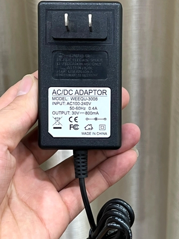 adaptor nguồn 30v 800ma