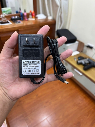 🔌 Adapter Nguồn 5V 4A Type-C – Model WEEQU-0540 – Ổn Định, An Toàn, Bảo Hành 12 Tháng