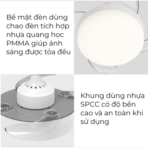 Đèn quạt vô hình Yeelight C2101C1060 YLFD003