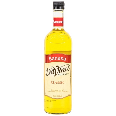 Siro Davinci chuối (Banana Syrup) 750ml