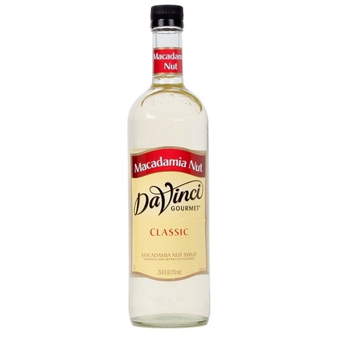 Siro Davinci Macadamia Nut (Macadamia Nut Syrup) 750ml